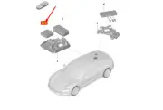 PORSCHE Taycan Firewall Control Unit PAB907338 NEW GENUINE