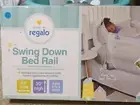 Regalo Swing Down Safety Bed Rail Guard Hide Away Ages 2-5. Fits Up To Queen Sz