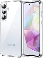 [JETech] Case for Samsung Galaxy A35 5G, Non-Yellowing Shockproof Bumper Protective Phone Cover, Anti-Scratch Hard PC Back (Clear)