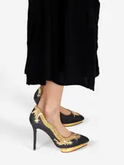 Auspicious Debbie Dragon Pumps