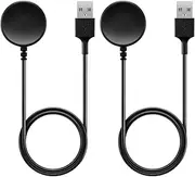 2Pack Charger Cable Compatible with Samsung Galaxy Watch 6/6 Classic/5/5 Pro,Galaxy Watch 4/3/Active 1 2, USB Fast Charging Cord Wire Accessories 3.3Ft