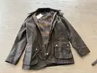 BARBOUR ASHBY Wax Cotton Jacket British Style MSRP $425 in OLIVE