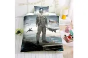 3D Fighter pilot Quilt Cover Set Bedding Set Pillowcases