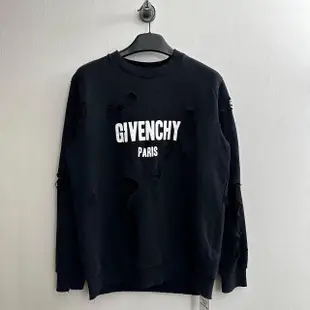 Givenchy/紀梵希黑色大破洞衛衣/S碼/95新/