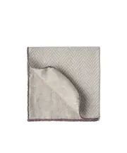 silk pocket square One size salt