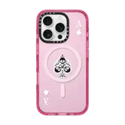iPhone 16 Pro Impact Case MagSafe Compatible Ace of Spades - White