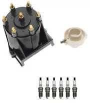 Distributor Rotor Cap & Spark Plugs Kit ACDelco For Chevy Express 1500 2500 1996