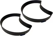 SUPVOX DIY Garden Pathway Paver Mold 2pcs Crescent Shape Concrete Molding Step Stone Maker Landscape Tool