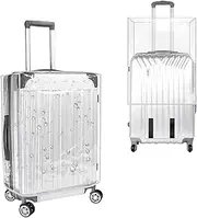 [Sonicefit] Suitcase Cover Luggage Cover, Clear PVC Suitcase Sleeve Protectors, Waterproof Dustproof Anti-Scratch Luggage Cover Protectors for Wheeled Suitcase