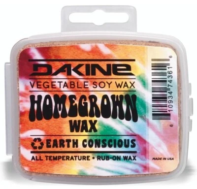 Dakine Wax Snowboarding Soy 4.5oz Ounce All Temp Temperature Rub on Made USA
