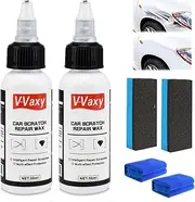 V-Vaxy Car Scratch Repair Wax, V-Vaxy Paint Restorer, Car Paint Restorer, Effortless Repair, Multi-Effect Protection (2Pcs)