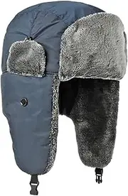 [Generic] Winter Trapper Hats Warm Hats Lei Feng Hat Hunting Ski Hat for Running Ski Keeping Warm