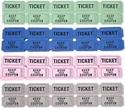 SEWACC Raffle Ticket Labels 400pcs Small for Party Classroom Event Festival Durable Paper