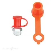Toledo Grease Nipple Caps Red - 50 Pack - 305394