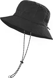 [FEICUI] Men Women Outdoor Bucket Hat Quick Dry Packable Boonie Hat UV Protection Sun Hat