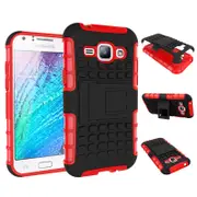 MCC Heavy Duty Samsung Galaxy J3 2016 / J3 6 Handset J320 Case Cover [Red]