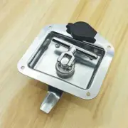 Trailer Door for Latch T-Handle Lock Stainless Steel Keys Folding T-Handle for L