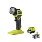 Ryobi RLF18-0 LED Flashlight 18V ONE+ Battery 280 Lumen Tiltable 90° Kit 4.0 Ah