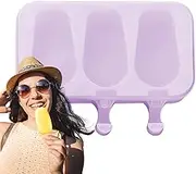 Ice Cream Molds - Homemade Pop Maker Freezer Trays - Reusable Silicone Ice Cream Stick Moulds for Pudding Lollipop Jelly Freezer Treats Tray