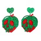Poison Apple Witches Earrings Lovely Halloween Earrings Cosplay Earrings for Wom