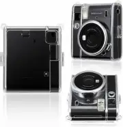 Protective Clear Case for Fujifilm Instax Mini 40 Camera Crystal Hard PVC Cover