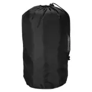 Stuff Sack 10x20" Waterproof Outdoor Drawstring Bag for Camping Black