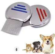 2-Pack Flea Comb for Cats & Dogs – Pet Grooming Hair Remover & Deworming Brush