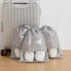 5pcs Storage Bags Reusable Dust-proof Travel Portable Shoe Storage Bag Practical