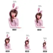 Resin 1/18 1/24 1/43 1/64 1/87 Bunny Girl Who Loves Lollipops Mini Figure Toys
