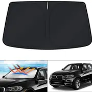 Windshield Sun Shade for BMW X5 SUV 2014-2018 Blocks UV Rays Visor Protector Foldable Sunshade