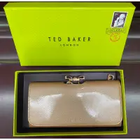 在飛比找蝦皮購物優惠-英國🇬🇧正品 TED BAKER 真皮 長夾 輕奢 含盒子與