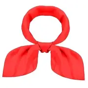 Silk Like Head Scarf,Head Scarf for Women,Hair Scarf for 27”*27“ Red