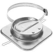 Kitchen Stopper Backflow Metal Fan Vent Deflector Backflow Preventer for Home