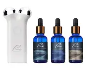 Re Microcurrent Face Lift & Tone Massager + Hyaluronic Acid + EGF + Collagen Serum