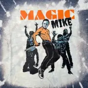 Michael Myers Magic Mike Bleached Halloween Shirt Small