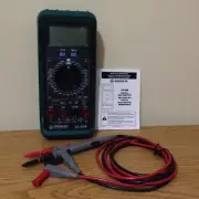 GREENLEE Digital Multimeter Tester 93-606 Frequency Diodes Transistors fluke