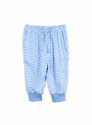 Girls Pumpkin Patch 3/4 drape harem pants summer sky size 7 & 10