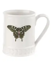 Portmeirion Botanic Garden Set Of 4 16oz Harmony Butterfly Mugs