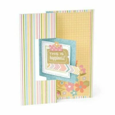 SIZZIX Framelits CARD, SQUARE FLIP-ITS See What You Cut!
