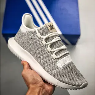 韓版Adidas Tubular Shadow Yeezy愛迪達 灰色 簡版小椰子 情侶運動跑步鞋 男女休閑鞋