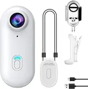 B-Qtech 1080P Body Camera, 360° Action Camera Magnetic Pocket Thumb Cam, IP68 Waterproof, Mini Action Cam for Recording,Outdoors Activities,Walking