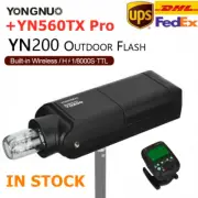 YONGNUO YN200 TTL HSS 2.4G 200W Pocket Flash Light Outdoor Flash +YN560TX Pro