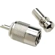 VHF Marine Radio PL259 Coaxial Cable Plug and UG175 Adapter for Boats