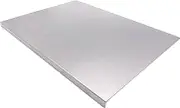BILLAMB Stainless Steel Cutting Boards for The Kitchen, Suitable for Meat, Fruits, Vegetables, Bread, and Baking Large-sized Cutting Boards (50 x 50cm/19.7 x 19.7 in)