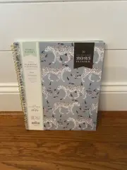 Blue Sky Day Designer 2025 Calendar Planner Weekly New Year Gold Cheetah Green
