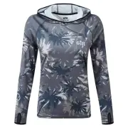 Gill Fishing Women's XPEL Tec Hoodie Size 8 Palm Print