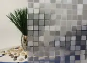Mosaic Cut Glass Static Cling Window Film, 36" Wide x 10 ft