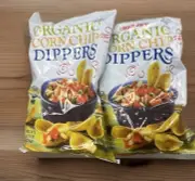 2x Trader Joe's Organic Corn Chip Dippers 9.75 oz Each( Healthier Than Fritos)