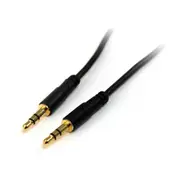 StarTech.com MU3MMS 3.5mm Stereo Audio Cable - 90cm (3ft) Slim - Male to Male [MU3MMS]