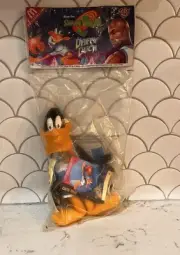 1996 McDonald’s Space Jam Daffy Duck Plush In Package NEW